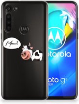 Foto hoesje Motorola Moto G8 Power Telefoon Hoesje Gepersonaliseerd Cadeau Cow