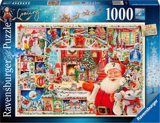 Ravensburger puzzel Christmas is Coming! - Legpuzzel - 1000 stukjes