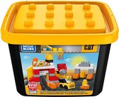 Mega Bloks - CAT bouwplaats (60 delig) met handige bewaardoos