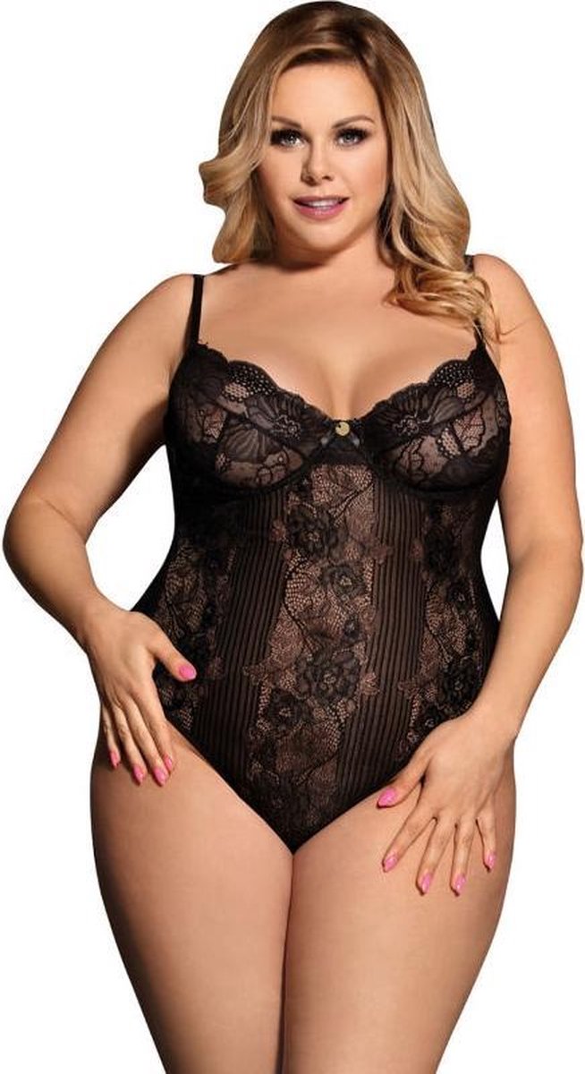 SUBBLIME QUEEN PLUS SIZE | Subblime Queen Plus Floral Pattern Teddy S/m