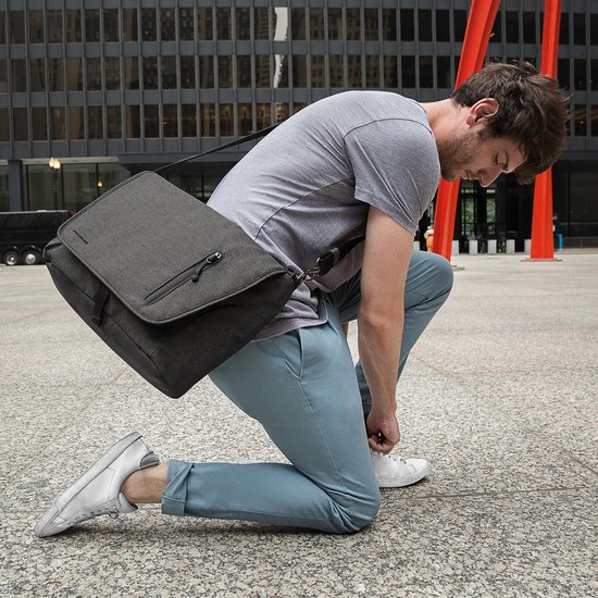 Sac Bandoulière Travelon Anti-vol - Voyage Homme/femme, Noir, Polyester, Occasion