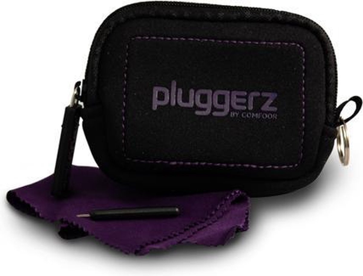 Pluggerz - Bewaaretui voor Custom-Fit oordoppen - gehoorbescherming - otoplastiek - Pluggerz