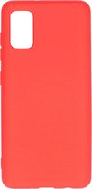 Samsung Galaxy A41 Silicone Backcover hoesje - Rood
