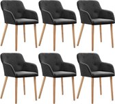 Eetkamerstoelen set 6 stuks  (Incl LW anti kras viltjes) - Eetkamer stoelen - Extra stoelen voor huiskamer - Dineerstoelen – Tafelstoelen