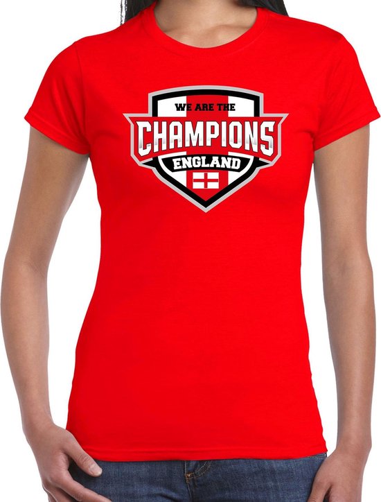 are the champions t-shirt met schild embleem in de van de Engelse... | bol.com