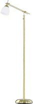 LED Vloerlamp - Trion Ican - E27 Fitting - Rond - Mat Goud - Aluminium - BSE