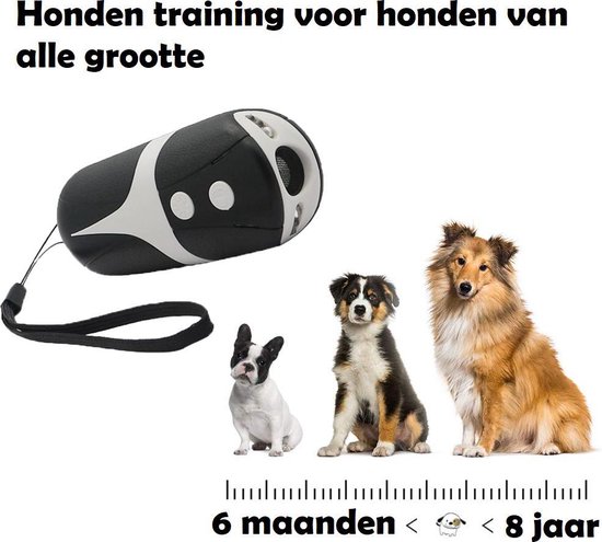 JOLTIA - Anti Blaf Apparaat Geluid - Voor Honden - Ingebouwde LED Zaklamp... | bol.com