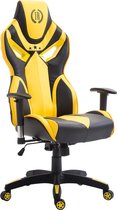 CLP Fangio Bureaustoel - Kunstleer zwart/geel