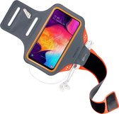 Mobiparts Comfort Fit Sport Armband Samsung Galaxy A40 (2019) Neon Orange