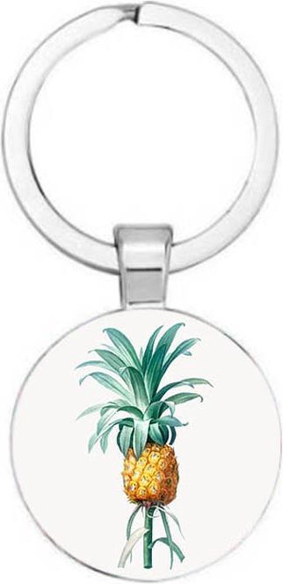 Akyol - ananas Sleutelhanger - Ananas - de echte ananas liefhebbers - ananas - fruit - sleutelhanger - 2,5 x 2,5 CM