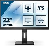 AOC (22P2DU) - LED-Monitor - 54.6 cm (21.5") - 1920 x 1080 Full HD (1080p)