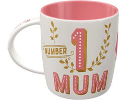 Nostalgic Art koffietas World's Number 1 Mum