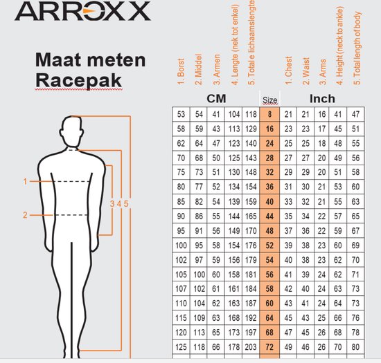 Arroxx Overall Level 2 Xbase, Maat 56 — afbeelding 2