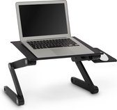 Notebook standaard - LAPPI hoogte verstelbaar - Laptophouder - Verkoelende ventilator - Laptoptafel - Relaxdays -