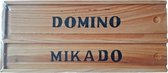 Houten Mikado en Domino