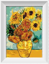 Artstudioclub®  Schilderen op nummer volwassenen van gogh zonnebloemen Zonder lijst