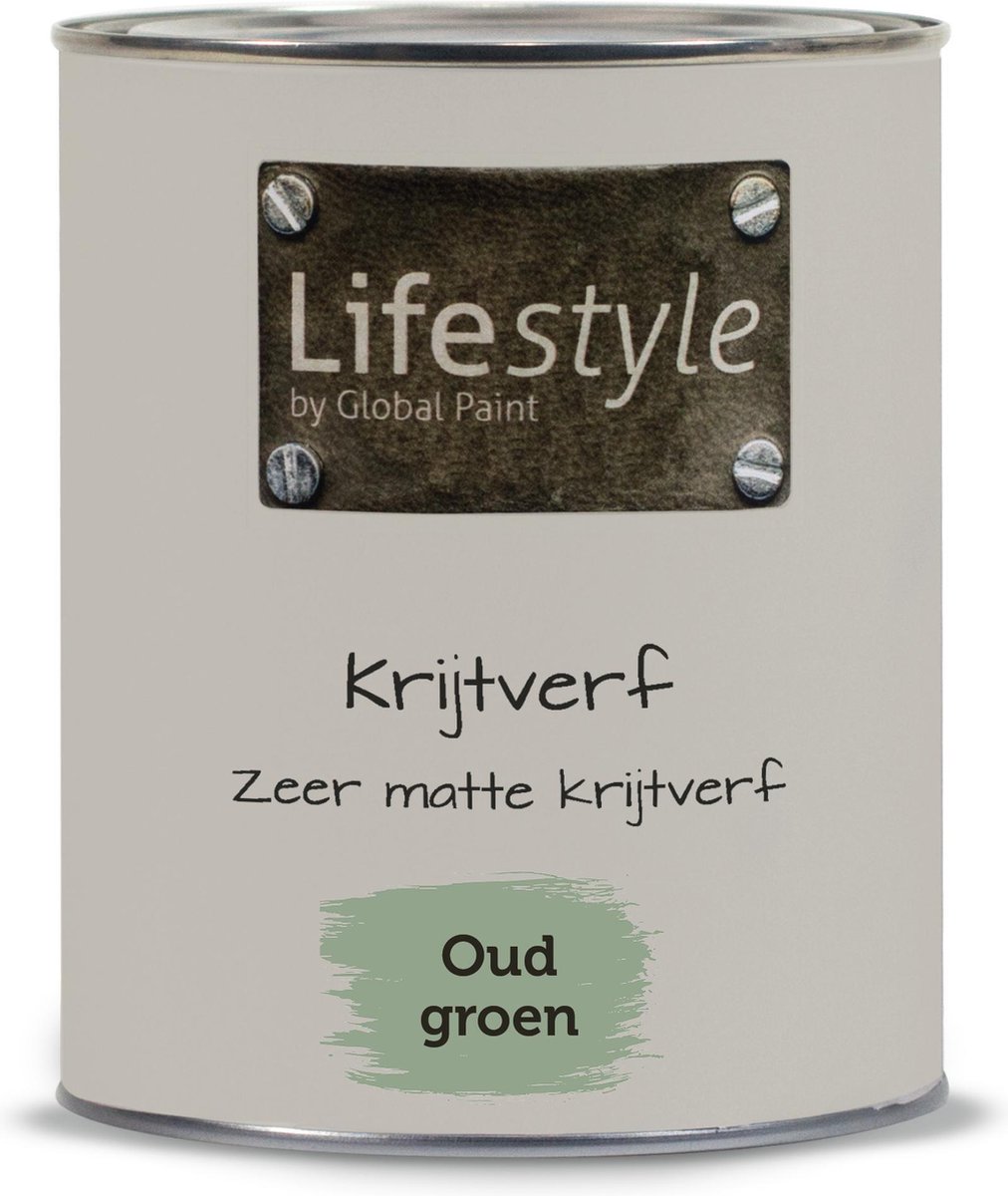 ramp Wauw Kijkgat Lifestyle Krijtverf - Oud groen - 1 liter | bol.com