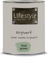 Vooravond Betasten Mm Lifestyle Krijtverf - Oud groen - 1 liter | bol.com