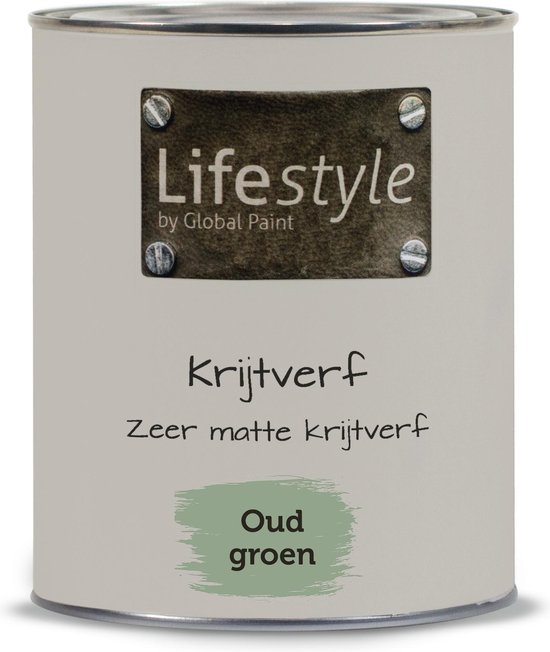 Oprichter Contour Schildknaap Lifestyle Krijtverf - Oud groen - 1 liter | bol.com