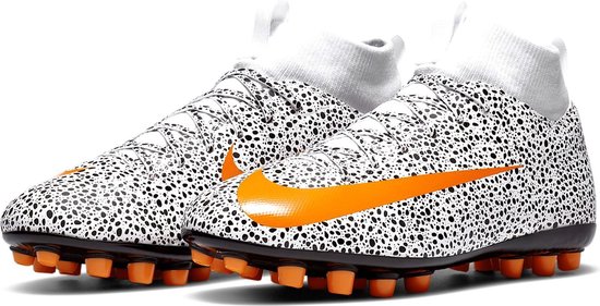 Nike Sportschoenen - Maat 34 - Unisex - wit,zwart,oranje | bol.com