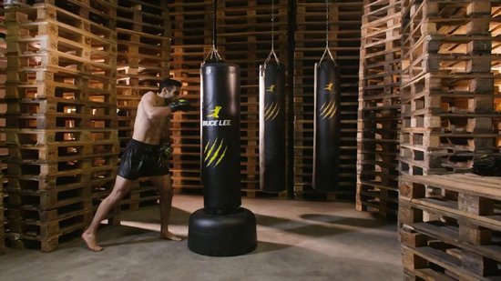 Sac de frappe Bruce Lee professionnel pour salle de boxe 70 à 180 cm