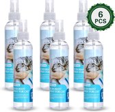 Nobleza Deodorant Spray voor katten - Tegen Kattenbakgeur - Geurverwijderaars  - 6 x 175 ml