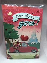 Valentijnskaart kaart - Liefde - Verjaardag - Met envelop