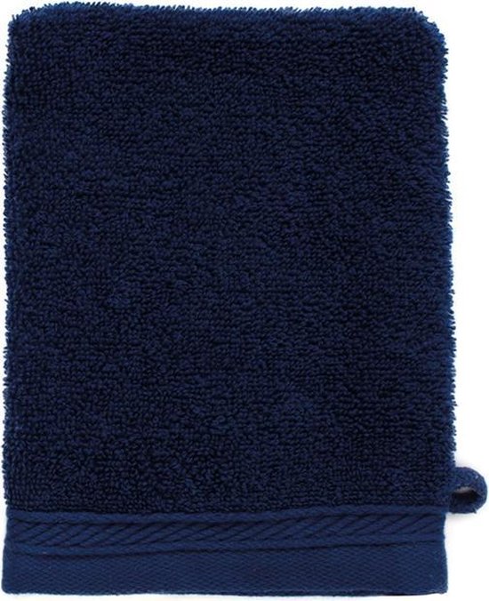 Gant de toilette The One Towelling - 16 x 21 cm - 100% coton biologique - Avec boucle de suspension - 550 gr/m2 - Marine