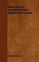 Materials For Translating From English Into German