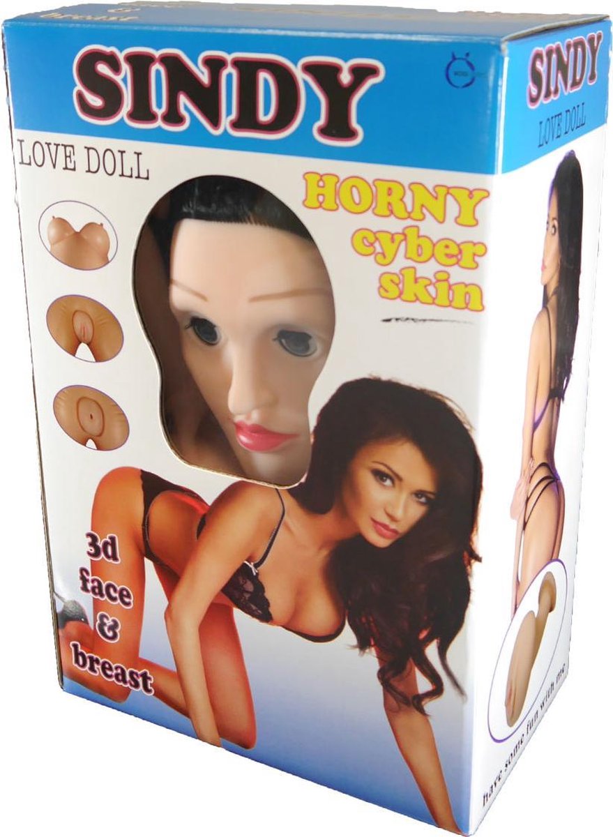 Goedkoopste Bossoftoys - Sindy - Opblaaspop met echt gezicht - 26-00020