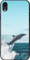 iPhone Xr Hoesje TPU Case - Dolphin #ffffff