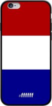 iPhone 6s Hoesje TPU Case - Nederlandse vlag #ffffff
