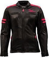 Rusty Stitches Joyce Black Pink Motorcycle Jacket 40 - Maat - Jas