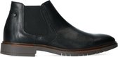 Sacha - Heren - Zwarte chelsea boots met donkerbruine zool - Maat 42