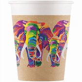 Elephant Kompostierbar - Paper Cups 200 ml -Compostable FSC