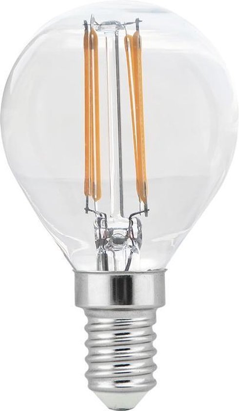 LAMPE À FILAMENT LED TWILIGHT G45 - E14 230V 4W 6500K blanc froid - 25000 heures de fonctionnement et garantie 5 ans