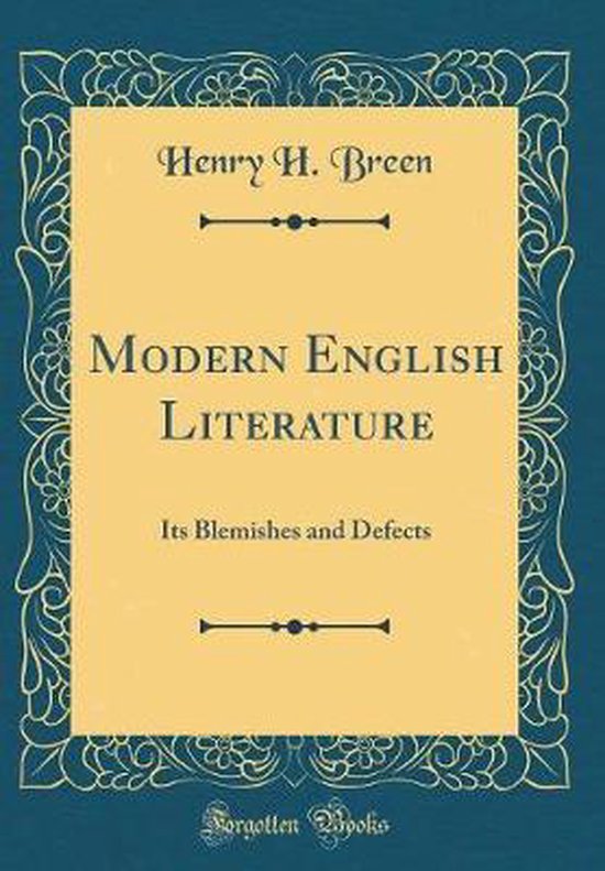 Modern English Literature, Henry H. Breen 9781528563604 Boeken