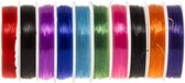 Gekleurd Elastiek (0.6 mm) Mix Color (10 x 15 Meter)