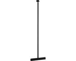 Saqu Essential Vloertrekker - 33 x 120 cm - Mat Zwart - Messing - Vloerwisser