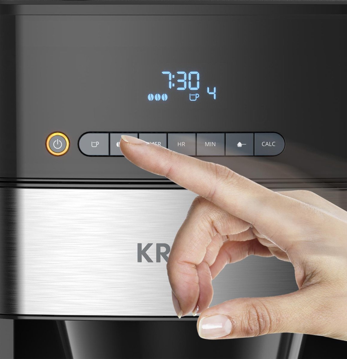 Krups Grind & Brew KM8328 - Koffiezetapparaat met ingebouwde koffiemolen - 1.25L - Warmhoudfunctie -Zwart thumbnail 8