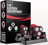 Elektrisch Scheerapparaat voor Mannen 3 in 1 - Face Cleaner - Hoofd Kaal Scheren - Bodygroomer - Tondeuse Hoofdhaar - Trimmer Baard - Black Friday - Sinterklaas Cadeau