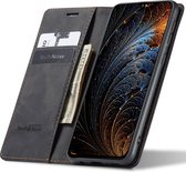 Samsung M31 Hoesje - Samsung Galaxy M31 Book Case Leer Slimline Zwart