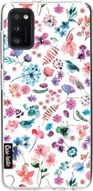 Casetastic Samsung Galaxy A41 (2020) Hoesje - Softcover Hoesje met Design - Flowers Wild Nature Print