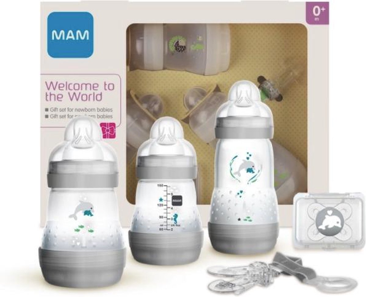 MAM Easy Start Kit de démarrage avec 2 biberons anti-coliques (160 ml et  260 ml)