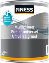 Finess Multiprimer - Multifunctionele, sneldrogende, reukarme, watergedragen grondverf - Wit - 2.5L