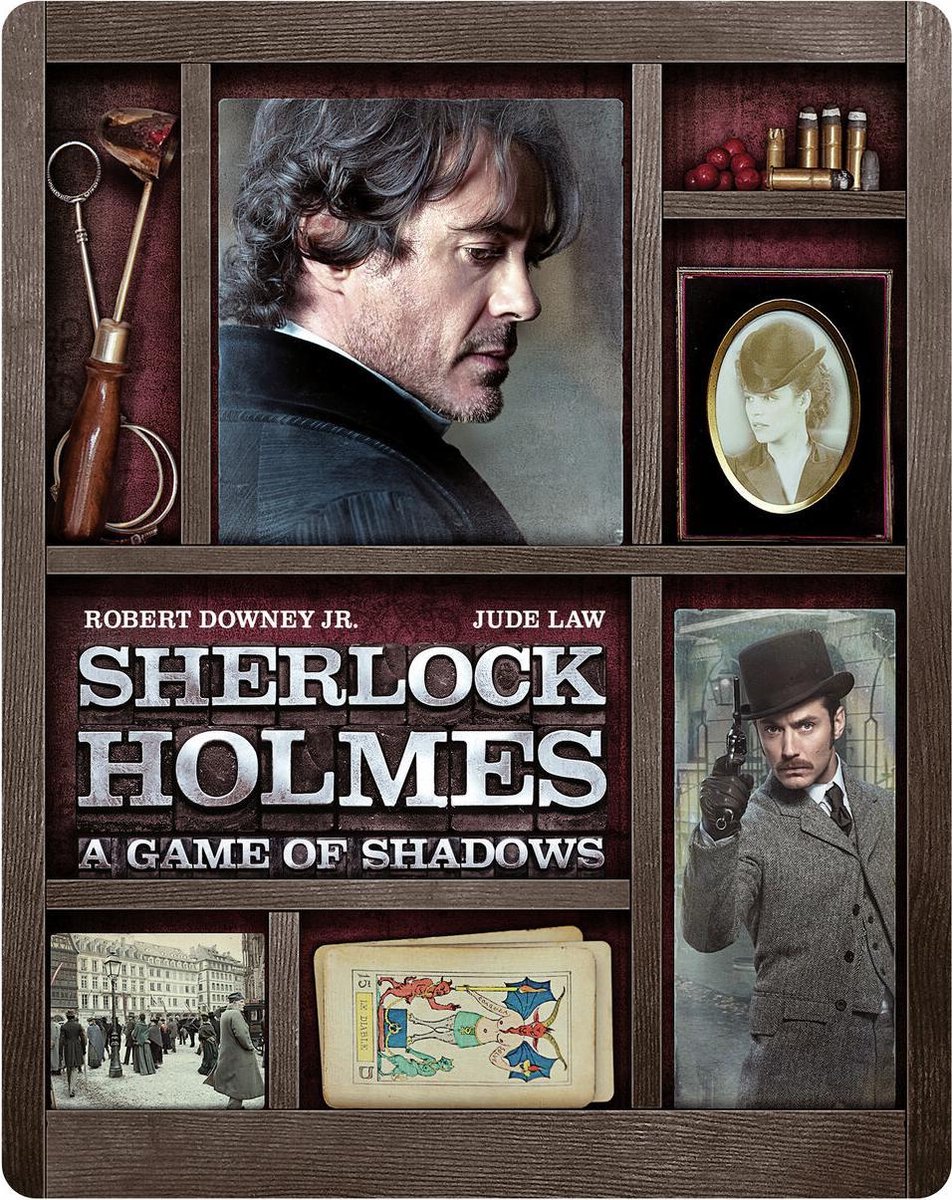 Sherlock Holmes: A Game of Shadows (Steelbook) (4K Ultra HD Blu-ray)-