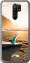 Xiaomi Redmi 9 Hoesje Transparant TPU Case - Sunset Surf #ffffff