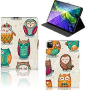 Book Case iPad Pro 11 (2020) Cover met Standaard Vrolijke Uilen