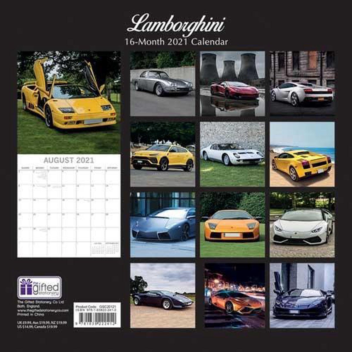 Lamborghini Kalender 2021  bol.com