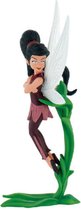 Disney Speelfiguurtje elf Vidia met los blad - Peter Pan - Tinkerbel - 7 cm